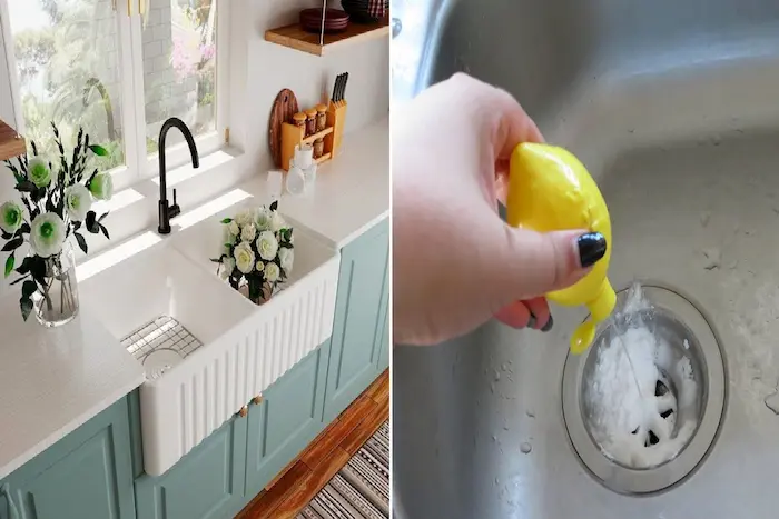لیمو و جوش شیرین یک روش خانگی برای رفع بوی بد سینک ظرفشویی 256152
